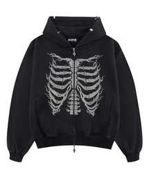 A'GEM/9 × .kom 『SUPPLIER/サプライヤー』 Distressed Cross Zip