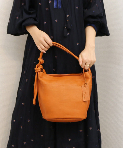 ATLANTA（アトランタ）の「アトランタ ATLANTA / 牛革ロープハンドル2wayショルダーS（ショルダーバッグ・レディース・キャメル/ブラック/ベージュ系その他・FREE）」の3枚目の写真