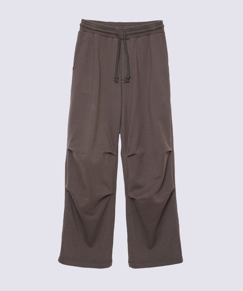 MATSUFUJI(マツフジ)の「【MATSUFUJI/マツフジ】Wide Sweatpants(スウェットパンツ・メンズ・ブラウン/オフホワイト/ブラック・2/3)」の3枚目の写真