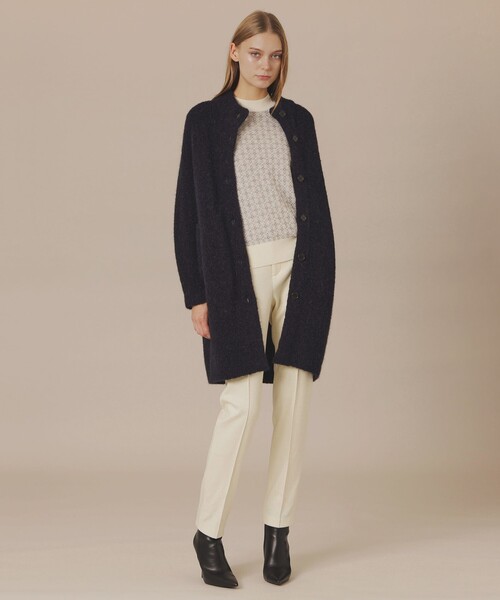 MACKINTOSH LONDON(マッキントッシュ ロンドン)の「アルパカループロングカーディガン(カーディガン/ボレロ・レディース・ネイビー/ブラウン・38)」の3枚目の写真