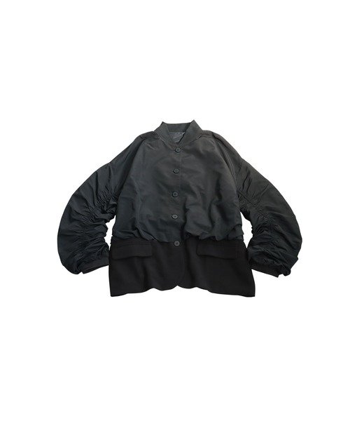 異素材切替 ジャケット（その他アウター）｜antiqua（アンティカ）の