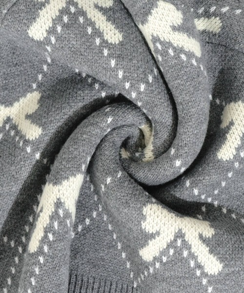 flower（フラワー）の「ダーリンリボンニット（ニット/セーター・レディース・ネイビー/グレー・FREE）」の17枚目の写真