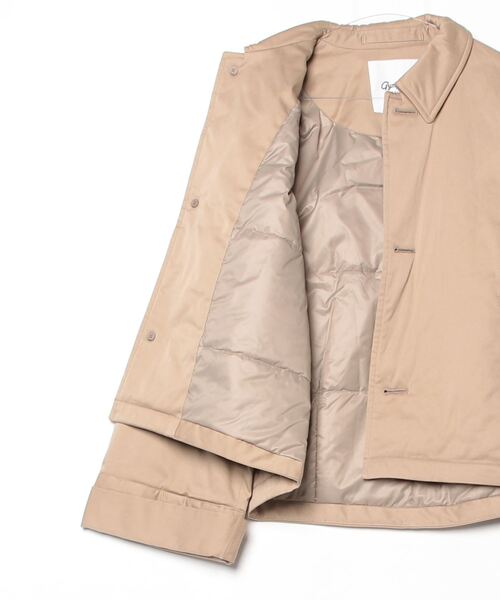 GYMPHLEX（ジムフレックス）の「GYMPHLEX/ジムフレックス　ショートコート　A0722（ブルゾン・レディース・ベージュ/ブラック・14）」の4枚目の写真