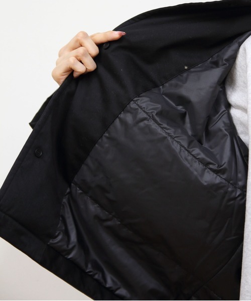 GYMPHLEX（ジムフレックス）の「GYMPHLEX/ジムフレックス　ショートコート　A0722（ブルゾン・レディース・ベージュ/ブラック・14）」の11枚目の写真