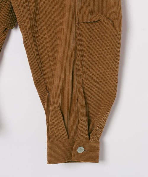 ALAND（エーランド）の「【UNISEX】ALAND／コーデュロイジャケット（ブルゾン・レディース・キャメル/ブラック・SMALL/LARGE）」の14枚目の写真