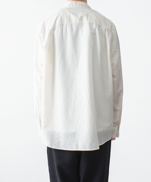 ATTACHMENT（アタッチメント）の「CO/TEN ジャガードローン パッチポケット L/S SHIRT / CO/TEN JACQUARD LAWN PATCH POCKET L/S SHIRT（シャツ/ブラウス・メンズ・ライトブルー/グレー/オフホワイト・3/2/1）」の22枚目の写真