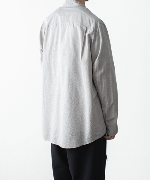 ATTACHMENT（アタッチメント）の「CO/TEN ジャガードローン パッチポケット L/S SHIRT / CO/TEN JACQUARD LAWN PATCH POCKET L/S SHIRT（シャツ/ブラウス・メンズ・ライトブルー/グレー/オフホワイト・3/2/1）」の14枚目の写真