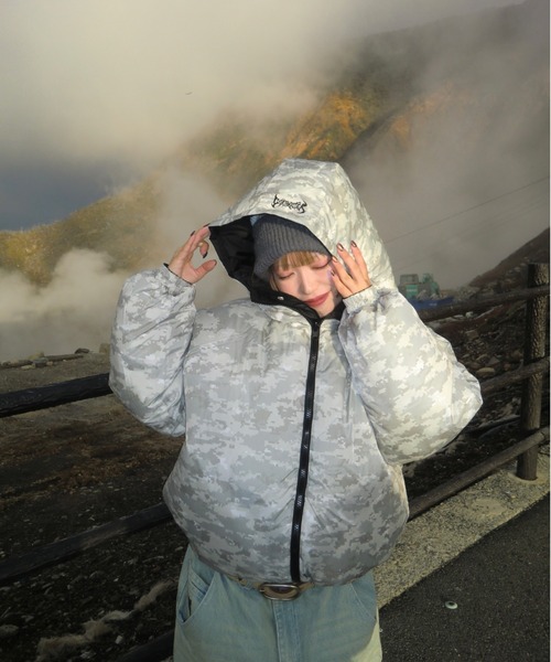 centimeter(センチメーター)の「Reversible puffer jacket(ダウンジャケット/コート・メンズ・ブラック/ブラウン・LARGE/MEDIUM)」の6枚目の写真