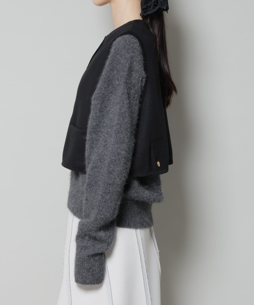 Traditional Weatherwear(トラディショナルウェザーウェア)の「Traditional Weatherwear/ARKLEY GILET WJ(ベスト・レディース・ブラック・34)」の7枚目の写真