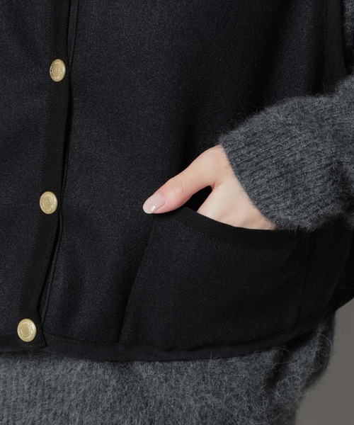 Traditional Weatherwear(トラディショナルウェザーウェア)の「Traditional Weatherwear/ARKLEY GILET WJ(ベスト・レディース・ブラック・34)」の12枚目の写真