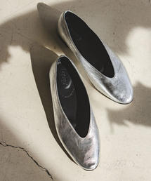 Noble | LANAPO SHOES /ラナポシューズ シルバーフラットシューズ(その他シューズ)