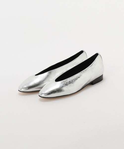 Noble（ノーブル）の「LANAPO SHOES /ラナポシューズ シルバーフラットシューズ（その他シューズ・レディース・シルバー・36/37/38）」の2枚目の写真