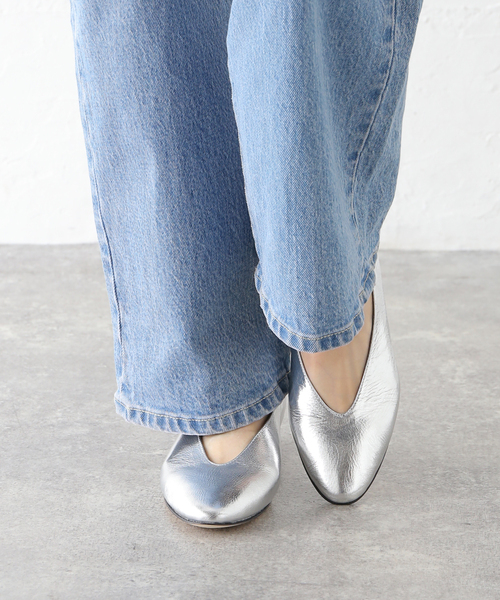 Noble（ノーブル）の「LANAPO SHOES /ラナポシューズ シルバーフラットシューズ（その他シューズ・レディース・シルバー・36/37/38）」の10枚目の写真