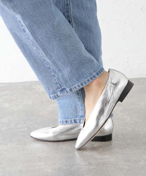 Noble（ノーブル）の「LANAPO SHOES /ラナポシューズ シルバーフラットシューズ（その他シューズ・レディース・シルバー・36/37/38）」の11枚目の写真