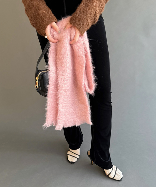 EDIT. FOR LULU（エディットフォールル）の「【MANTAS EZCARAY/マンタス エスカライ】マフラー（マフラー・レディース・チャコールグレー・FREE）」の5枚目の写真