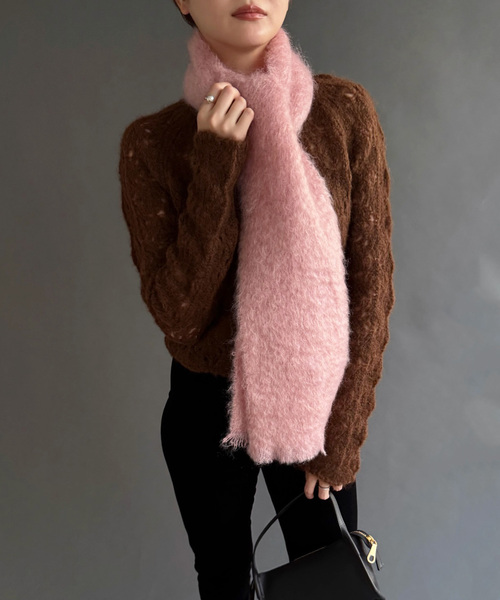 EDIT. FOR LULU（エディットフォールル）の「【MANTAS EZCARAY/マンタス エスカライ】マフラー（マフラー・レディース・チャコールグレー・FREE）」の6枚目の写真