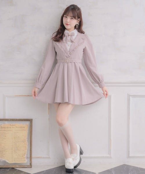 ROJITA（ロジータ）の「ハートチャームリボンローファー（ローファー・レディース・ホワイト/ブラック・SMALL/MEDIUM/LARGE）」の6枚目の写真