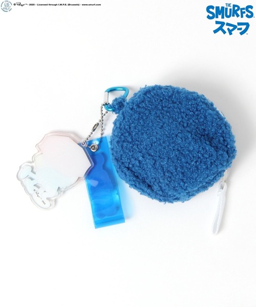 BAYFLOW（ベイフロー）の「【THE SMURFS/スマーフ】チャームラウンドポーチ（その他小物・メンズ・ホワイト/ブルー・FREE）」の3枚目の写真