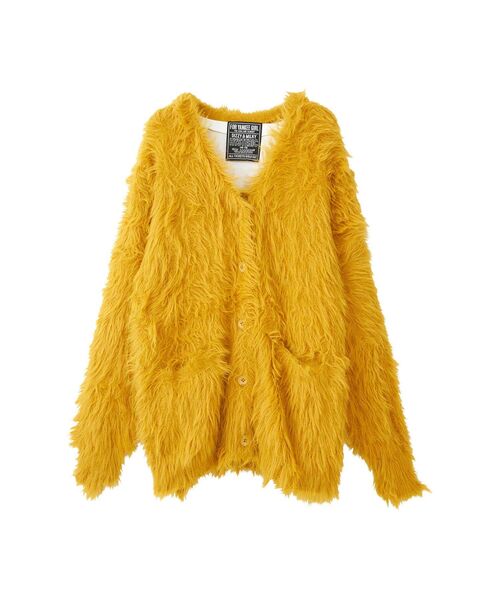 HYSTERIC GLAMOUR（ヒステリックグラマー）の「SOUND EXPERIENCE カーディガン（カーディガン/ボレロ・レディース・ブラック/イエロー/グリーン・FREE）」の3枚目の写真