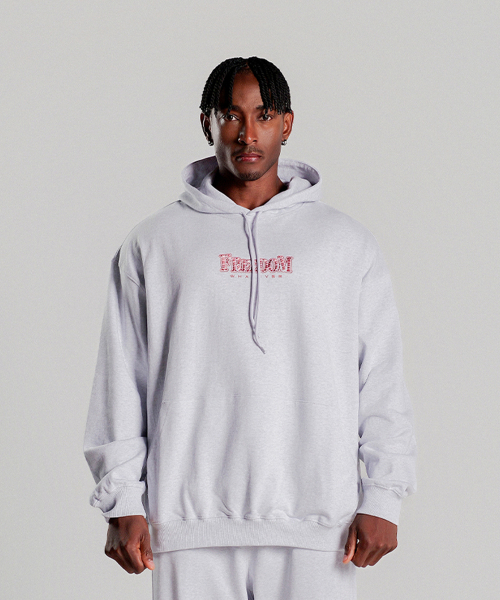 FREEDOM(フリーダム)の「ストライプスモールロゴフードパーカー(メランジ)(パーカー・メンズ・その他・LARGE/X-LARGE/XX-LARGE/XXX-LARGE/XXXX-LARGE)」の1枚目の写真