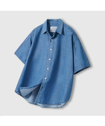 LEMAIN SECOND（リメインセカンド）の「CITY BOY OVERFIT WASHING DENIM HALF SHIRT [LIGHT BLUE]（シャツ/ブラウス・メンズ）」