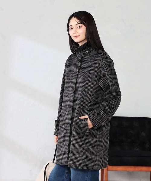 a.v.v(アーヴェヴェ)の「ステンカラーミディコート(その他アウター・レディース・ブラック/チャコールグレー/ブラウン・38/40/36)」の12枚目の写真