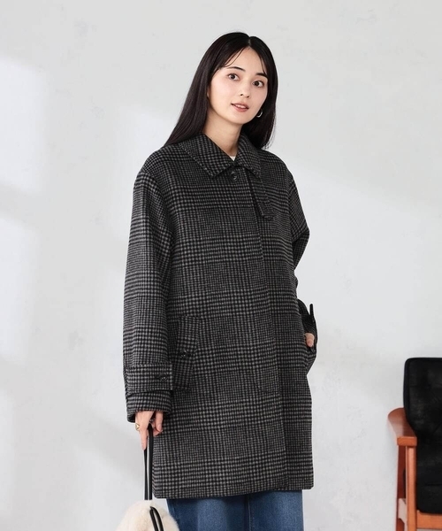 a.v.v(アーヴェヴェ)の「ステンカラーミディコート(その他アウター・レディース・ブラック/チャコールグレー/ブラウン・38/40/36)」の16枚目の写真