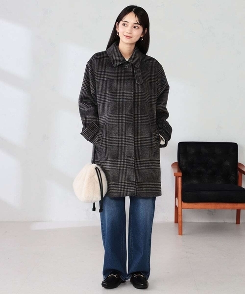 a.v.v(アーヴェヴェ)の「ステンカラーミディコート(その他アウター・レディース・ブラック/チャコールグレー/ブラウン・38/40/36)」の19枚目の写真