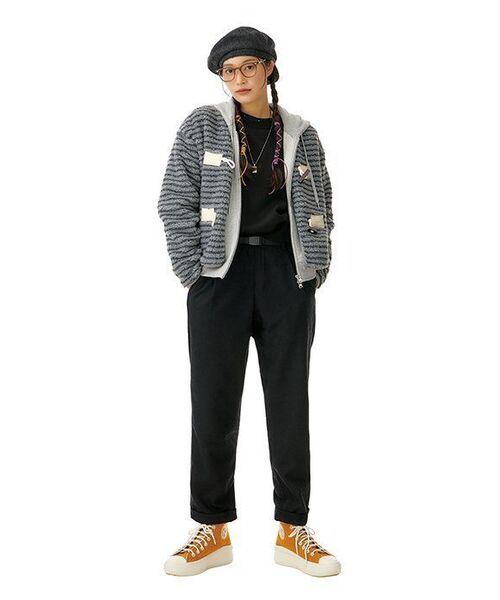 MUSINSA STANDARD WOMAN（ムシンサスタンダードウーマン）の「レディースフード付きスウェットジップアップ[ミディアムグレー]（パーカー・レディース・その他・SMALL/MEDIUM/LARGE/X-SMALL）」の6枚目の写真