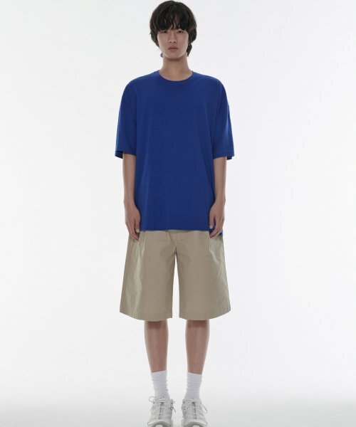 MUSINSA STANDARD（ムシンサスタンダード）の「[クールタンダード] オーバーサイズクルーネックTシャツ [ブルー]（Tシャツ/カットソー・メンズ・その他・LARGE/X-LARGE/XX-LARGE/XXX-LARGE）」の4枚目の写真
