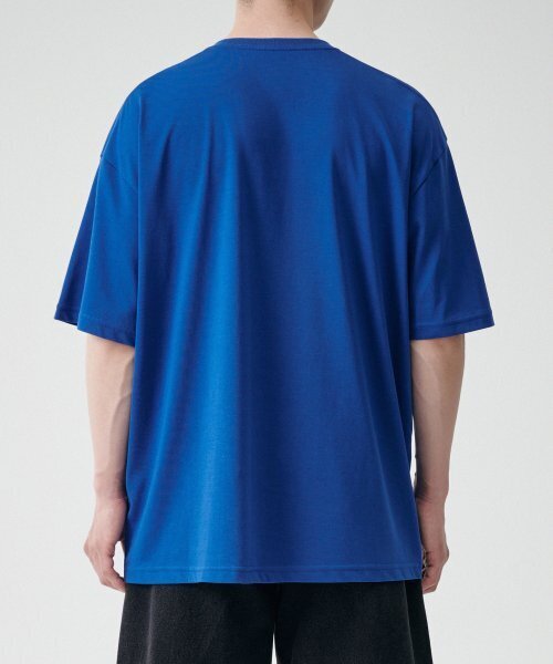 MUSINSA STANDARD（ムシンサスタンダード）の「[クールタンダード] オーバーサイズクルーネックTシャツ [ブルー]（Tシャツ/カットソー・メンズ・その他・LARGE/X-LARGE/XX-LARGE/XXX-LARGE）」の7枚目の写真