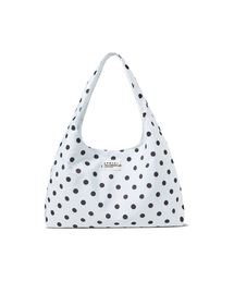 THE GREEN LAB（ザグリーンラボ）の「ドットパターンカーブドショッパーバッグ[アイボリー]（ショルダーバッグ）」