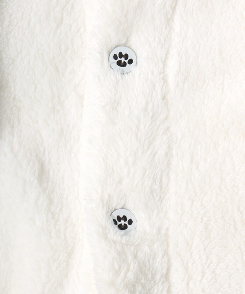 PEANUTS（ピーナッツ）の「PEANUTS SNOOPY（ピーナッツ スヌーピー）キャラクターなりきりボアフリースくるまろん（ガウン/バスローブ・レディース・オフホワイト・M-L）」の11枚目の写真