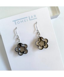 【TOMEI LAB】フラワー クリア ピアス(MA)