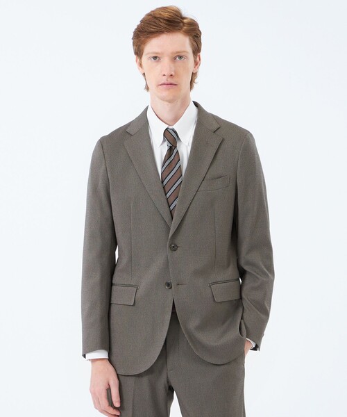 MACKINTOSH PHILOSOPHY（ﾏｯｷﾝﾄｯｼｭ ﾌｨﾛｿﾌｨｰ）の「トロッター ジャケット#051 ストレッチドビー/千鳥（テーラードジャケット・メンズ・チャコールグレー/ダークネイビー/ネイビー/ベージュ系その他7・38/36/40）」の3枚目の写真