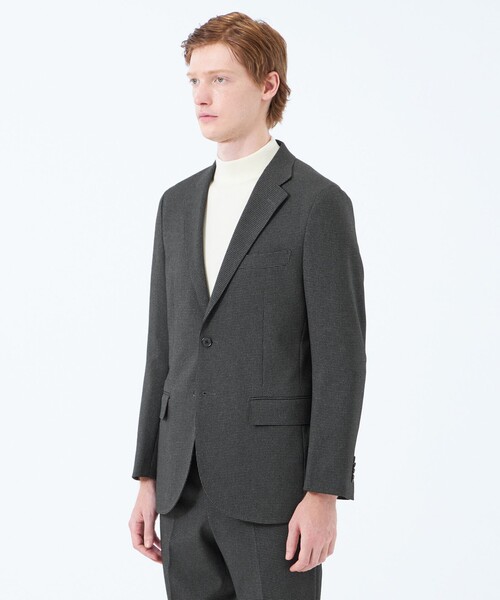 MACKINTOSH PHILOSOPHY（ﾏｯｷﾝﾄｯｼｭ ﾌｨﾛｿﾌｨｰ）の「トロッター ジャケット#051 ストレッチドビー/千鳥（テーラードジャケット・メンズ・チャコールグレー/ダークネイビー/ネイビー/ベージュ系その他7・38/36/40）」の6枚目の写真