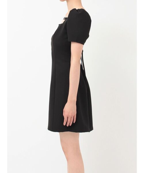 EATME（イートミー）の「パフスリーブレースアップミニワンピース（ワンピース・レディース・ピンク/オレンジ/ブラック・SMALL/MEDIUM）」の12枚目の写真