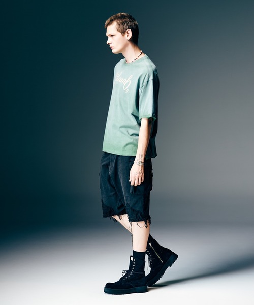glamb（グラム）の「Crush Cargo Shorts / クラッシュカーゴショーツ（カーゴパンツ・メンズ・ブラック/カーキ・S/M/L）」の17枚目の写真