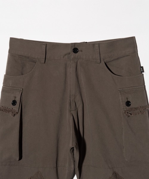 glamb（グラム）の「Crush Cargo Shorts / クラッシュカーゴショーツ（カーゴパンツ・メンズ・ブラック/カーキ・S/M/L）」の22枚目の写真