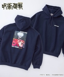 呪術廻戦 | 【呪術廻戦】<ZOZO期間限定販売>グラフィックデザイン オーバーサイズ裏起毛プルオーバーパーカー / 虎杖悠仁・五条 悟(パーカー)