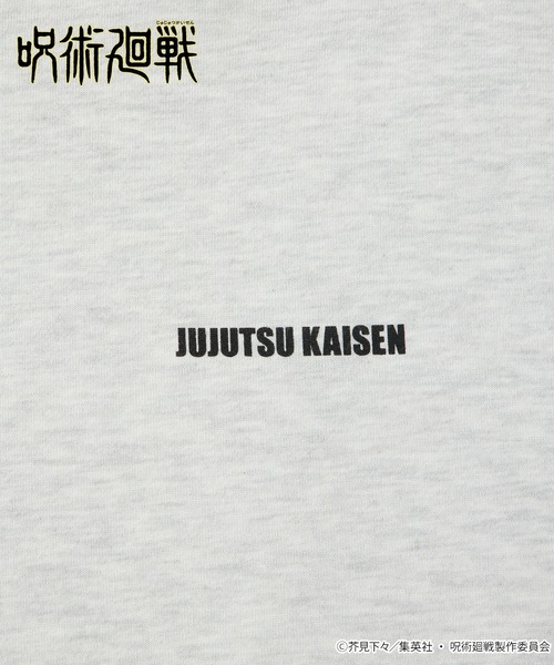 呪術廻戦(ジュジュツカイセン)の「【呪術廻戦】<ZOZO期間限定販売>グラフィックデザイン オーバーサイズ裏起毛プルオーバーパーカー / 虎杖悠仁・五条 悟(パーカー・メンズ・オートミール/スミクロ/ネイビー・M/L)」の15枚目の写真