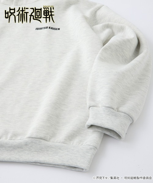 呪術廻戦(ジュジュツカイセン)の「【呪術廻戦】<ZOZO期間限定販売>グラフィックデザイン オーバーサイズ裏起毛プルオーバーパーカー / 虎杖悠仁・五条 悟(パーカー・メンズ・オートミール/スミクロ/ネイビー・M/L)」の17枚目の写真