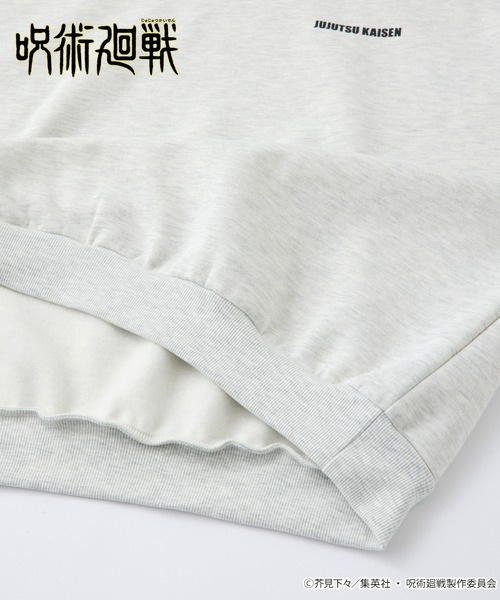 呪術廻戦(ジュジュツカイセン)の「【呪術廻戦】<ZOZO期間限定販売>グラフィックデザイン オーバーサイズ裏起毛プルオーバーパーカー / 虎杖悠仁・五条 悟(パーカー・メンズ・オートミール/スミクロ/ネイビー・M/L)」の18枚目の写真