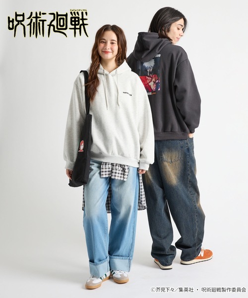 呪術廻戦　死滅回遊　パーカー　デニム　バラ売り可　禪院直哉　乙骨憂太　五条悟　他 呪術廻戦】＜ZOZO期間限定販売＞グラフィックデザイン オーバーサイズ