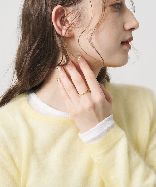 PHILIPPE AUDIBERT(フィリップ オーディベール)の「【別注】<PHILIPPE AUDIBERT>MAXTON リング GD(リング・レディース・ゴールド・FREE)」の2枚目の写真