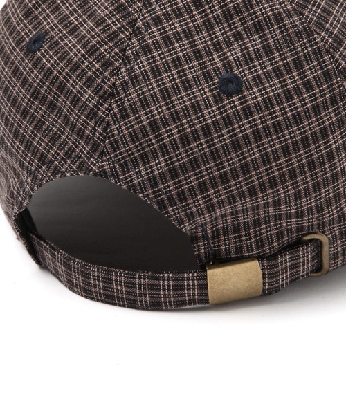 studio CLIP(スタディオクリップ)の「チェックバイカラーロゴCAP(キャップ・レディース・ブラウン/ネイビー・FREE)」の7枚目の写真