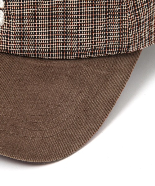 studio CLIP(スタディオクリップ)の「チェックバイカラーロゴCAP(キャップ・レディース・ブラウン/ネイビー・FREE)」の9枚目の写真