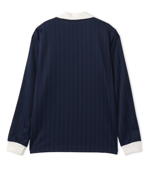 adidas(アディダス)の「adidas ADICOLOR PIQUE FOOTBALL LONG SLEEVE / アディダス アディカラー ピケ フットボール ロングスリーブ(ジャージ・メンズ・ネイビー・XXL/XL/M/L/S)」の4枚目の写真