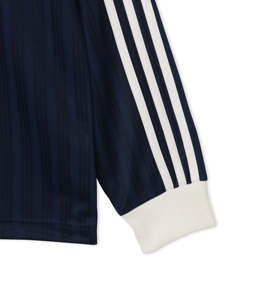 adidas(アディダス)の「adidas ADICOLOR PIQUE FOOTBALL LONG SLEEVE / アディダス アディカラー ピケ フットボール ロングスリーブ(ジャージ・メンズ・ネイビー・XXL/XL/M/L/S)」の3枚目の写真