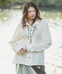 Wave knit shirts/ウェーブニットシャツ